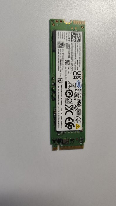 Dysk SSD Intel 512gb M.2