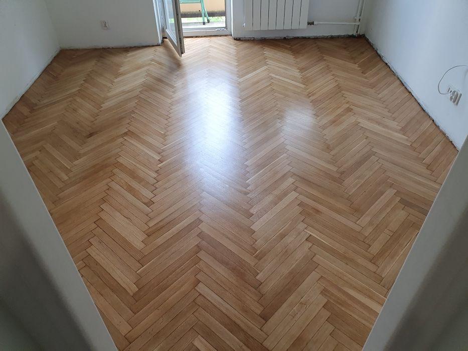 Cyklinowanie i układanie parkietu