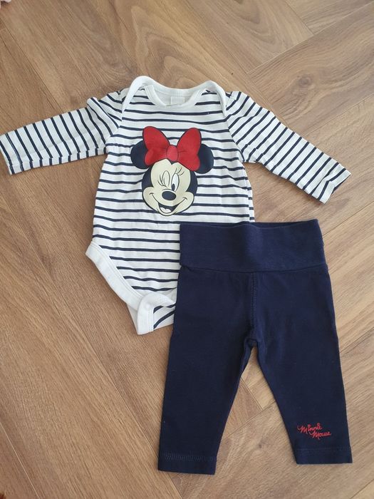 Komplet Myszki Minnie (body+legginsy)