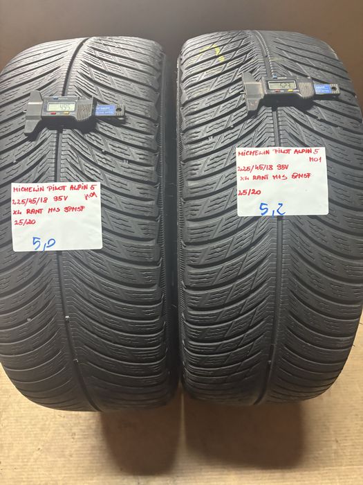 2x 225/45R18 95V MICHELIN PILOT ALPIN 5 opony zimowe M01 XL RANT M+S 3PMSF