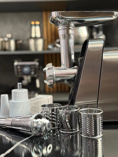 Потужна м'ясорубка 3000 Вт! Електром'ясорубка RB-2271 Мясорубка сталь