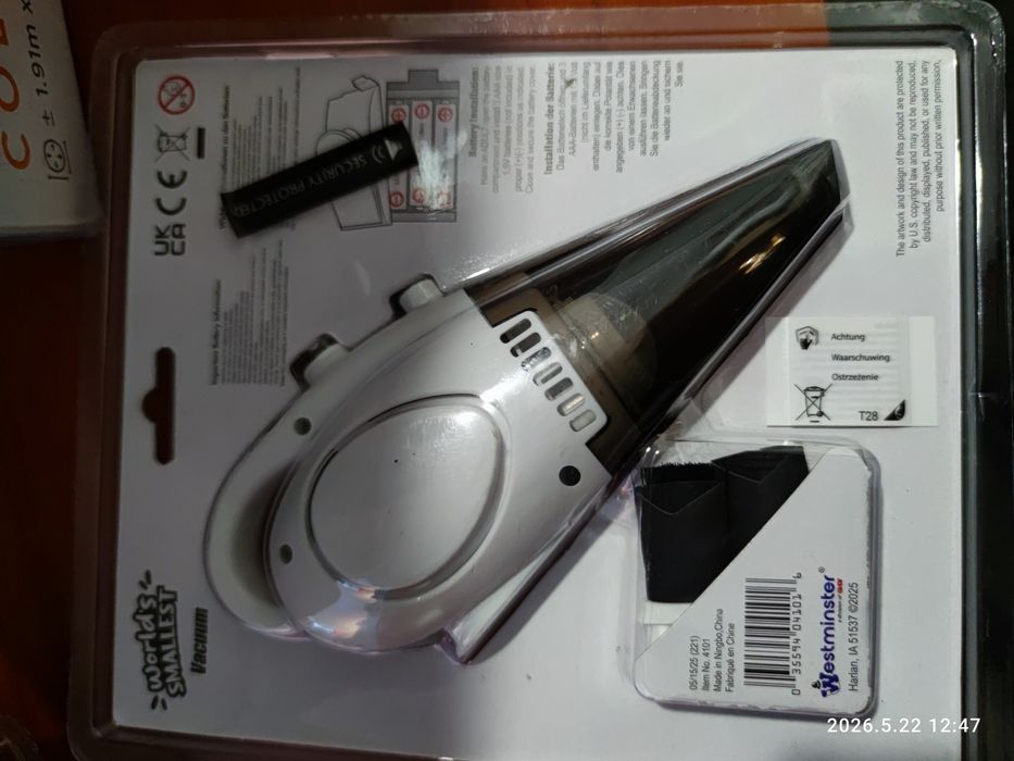 world's smallest vacuum odkurzacz ręczny