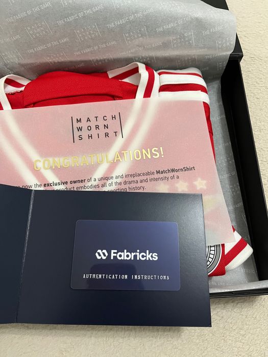 Camisola de jogo Benfica autografada