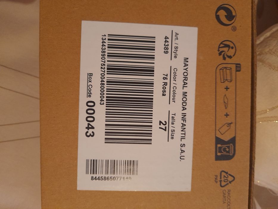 Sapatos mayoral menina