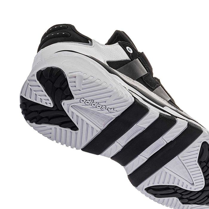 Мужские кроссовки Adidas Niteball Black&White. Размеры 41-45