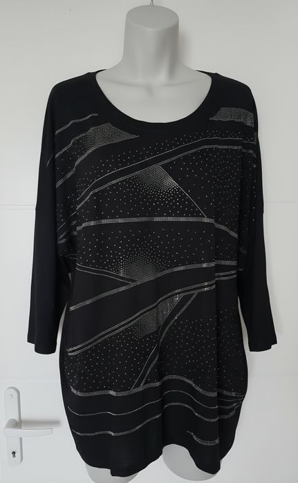 Overchic cudna tunika na święta karnawał cyrkonie xxxl 48 50