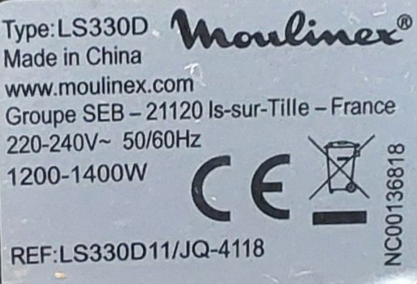 TORRADEIRA MOULINEX IMPECÁVEL.Casa,Trabalho,Cozinha, Sala,Campismo.