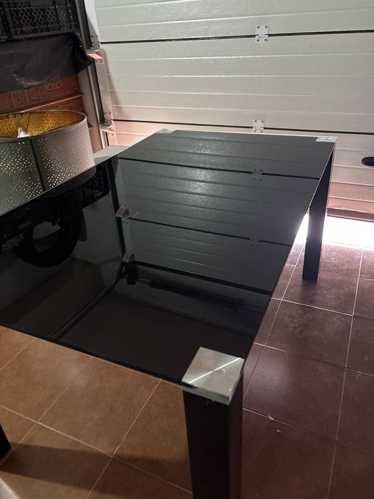 Mesa de vidro de 6pax