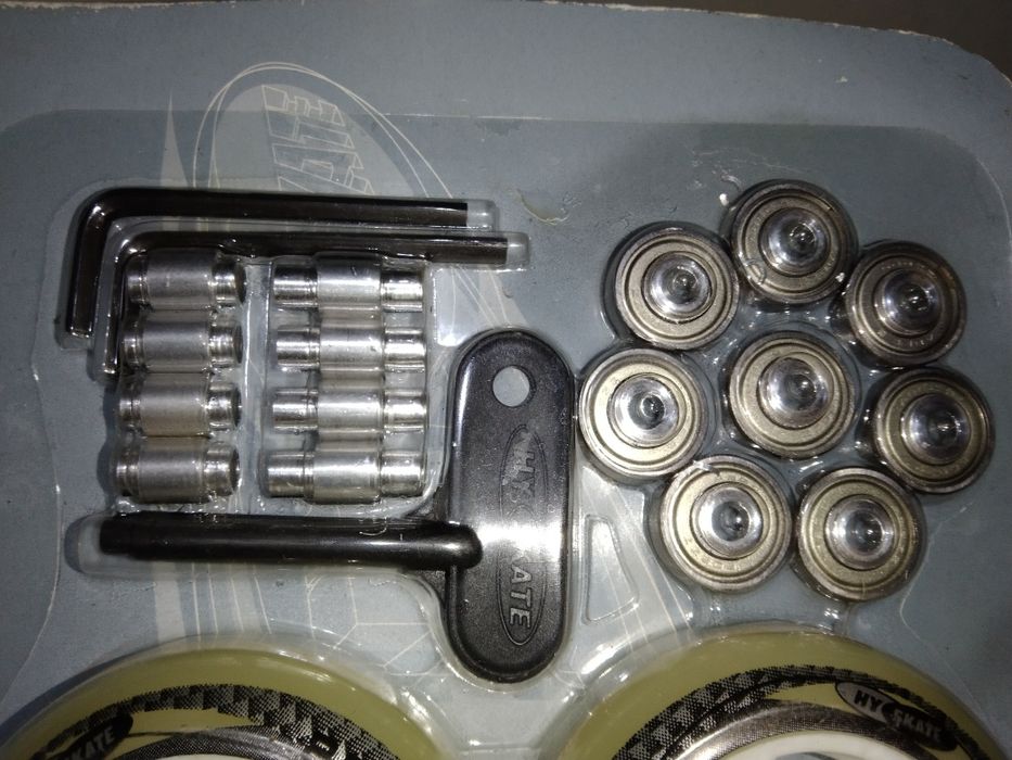 Kółka do rolek kauczukowe 80 mm 4 szt