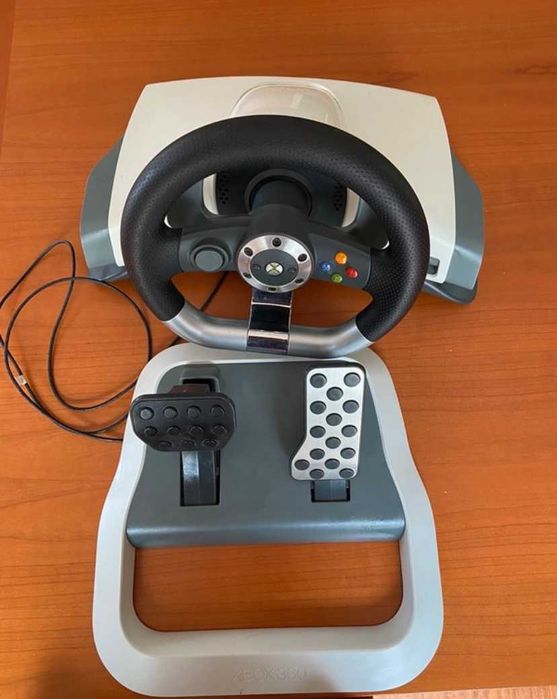 Wireless Xbox 360 Steering Wheel64170291511553121