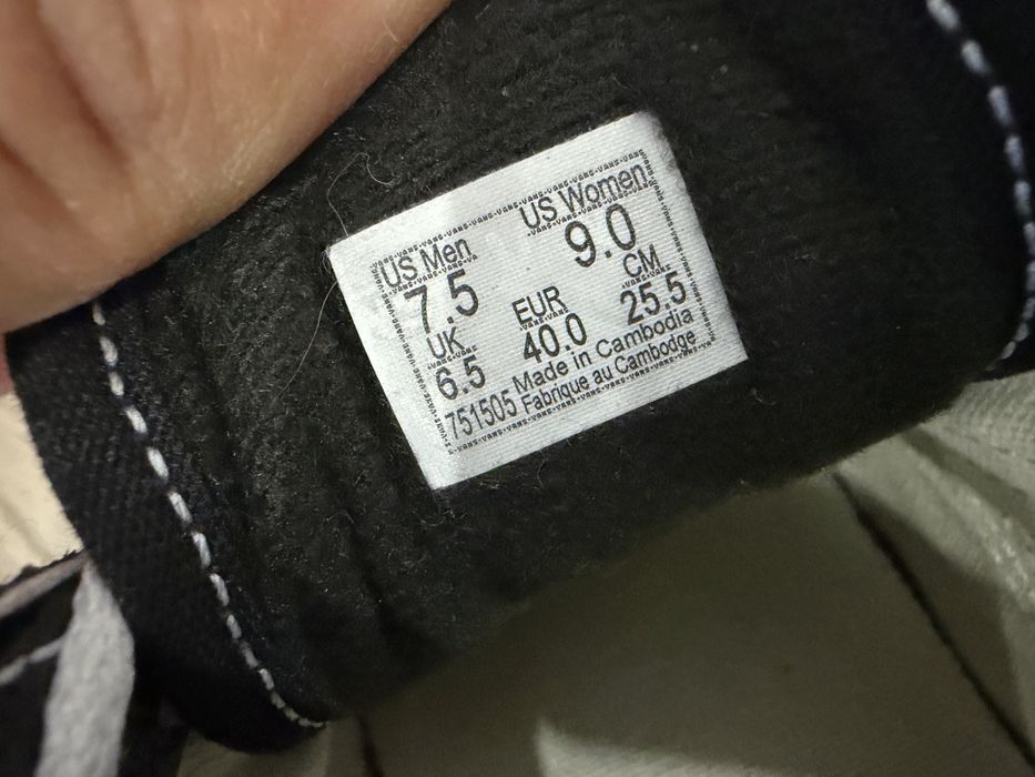 Кеди Vans 40 розмір