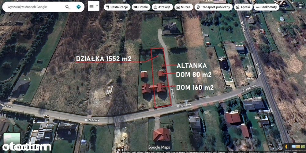 2 DOMY 160m2 i 80m2 na dużej działce 1552m2 DUŻY POTENCJAŁ POGORIA IV