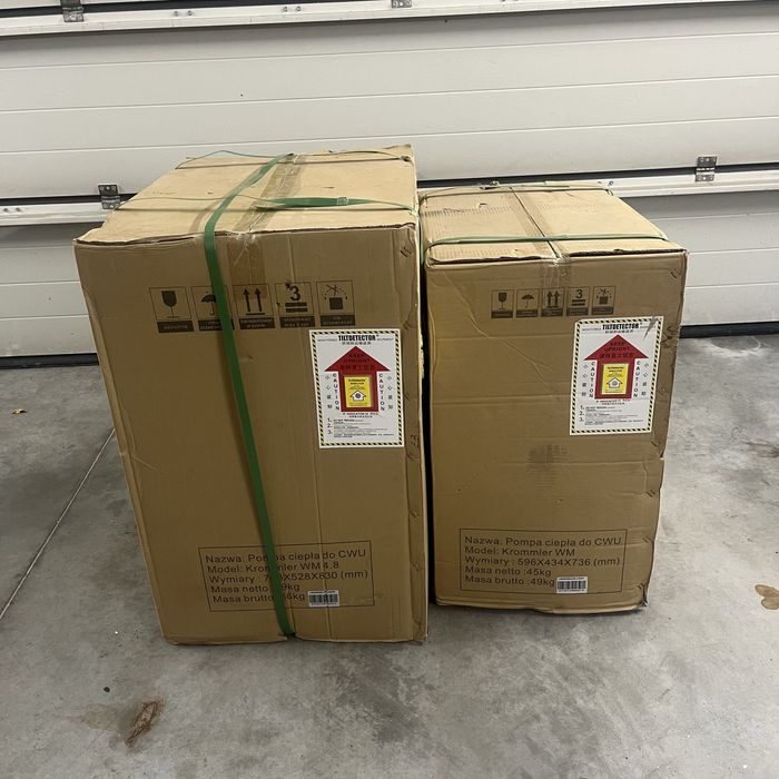 Pompy ciepła Krommler WM i WM 4.8 – nowe, do CWU – różne modele!
