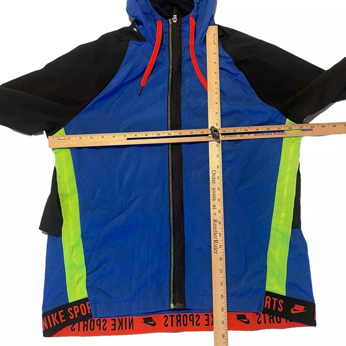 Kurtka wiatrówka Nike sportowa Retro Neon męska z kapturem L Dri-Fit