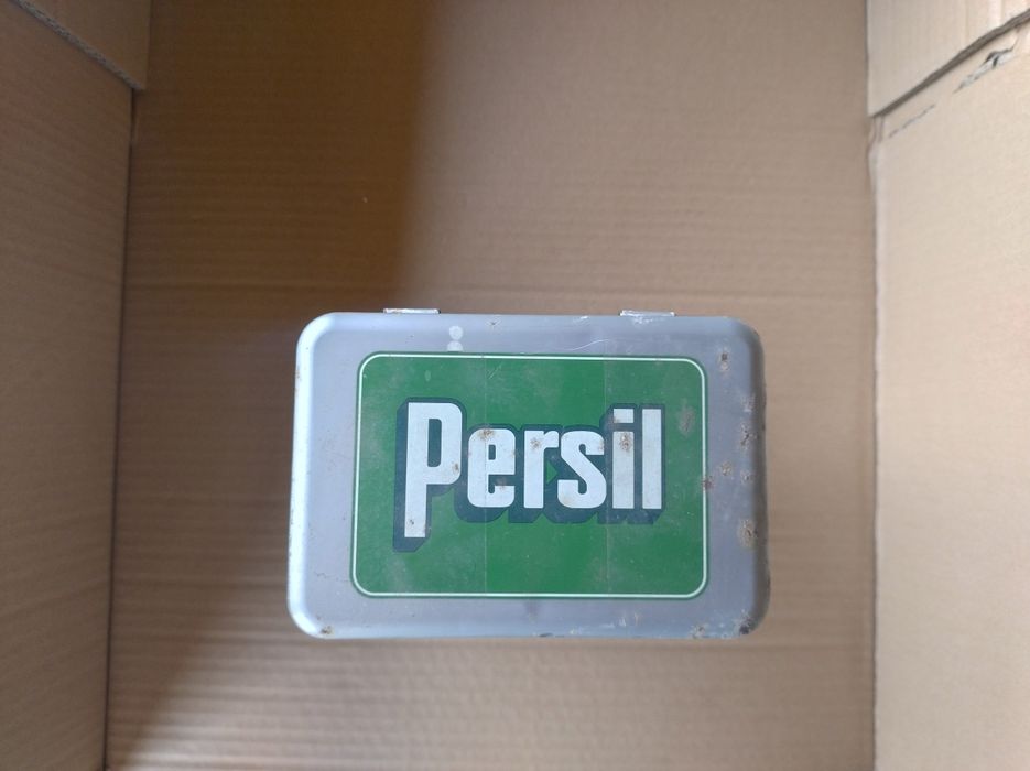 Stara puszka metalowa PERSIL