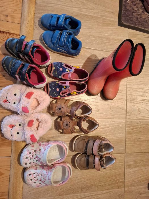 Buty dziewczęce zestaw rozmiar 23-24