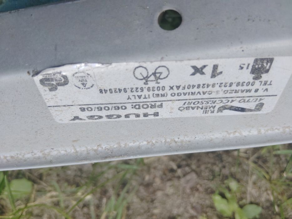 Uchwyt na bagażnik na rowery