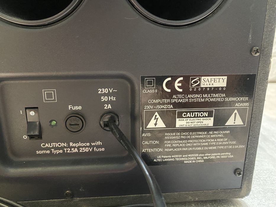 Сабвуфер Dell Altec Lansing ADA 995