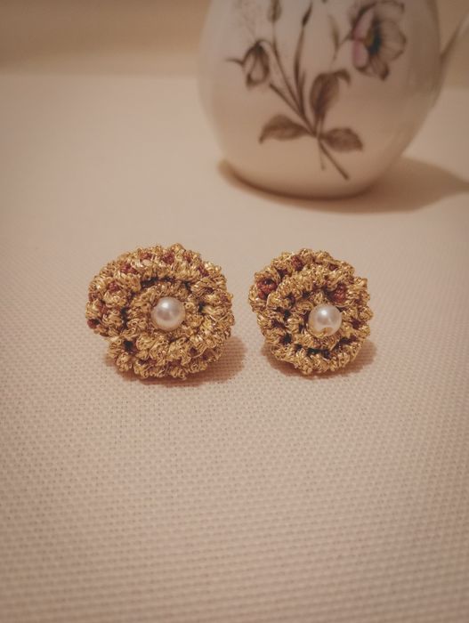 Brincos de crochê Por Encomenda ou Pronta Entrega!