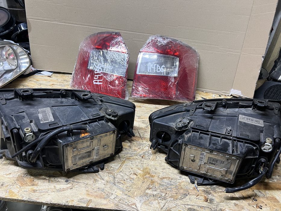 Передня фари і універсал  Audi A4 B6  Ауді А4Б6