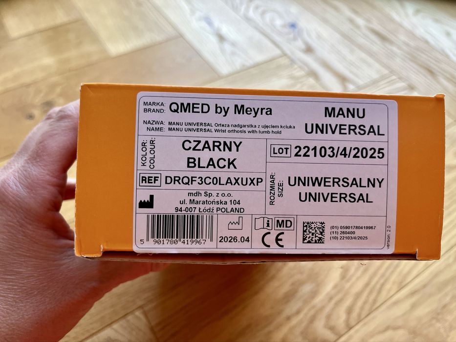 Orteza nadgarstka z ujęciem kciuka  Qmed