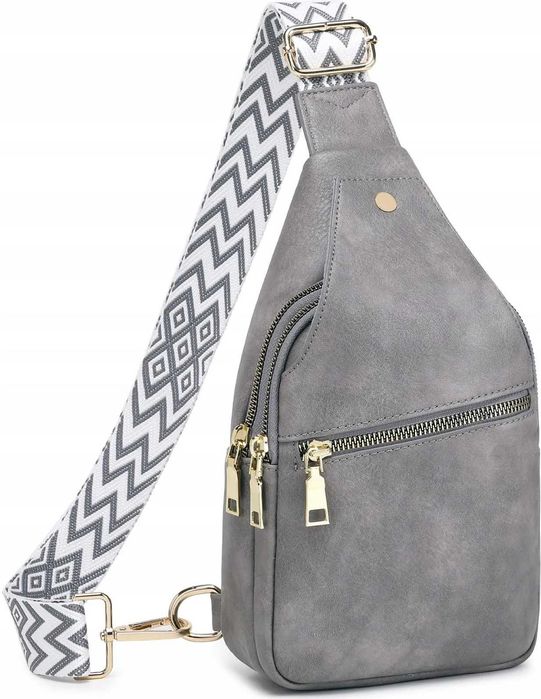 Plecak damska czarna wodoodporna saszetka miejska mała torba na ramię