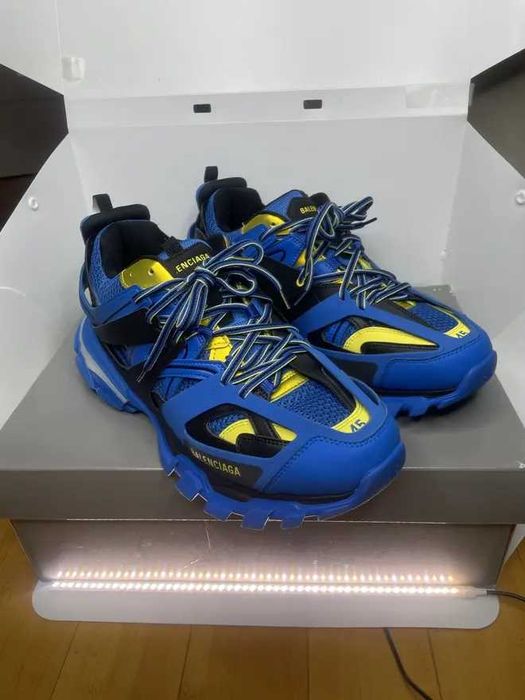 Balenciaga Track LED Blue Yellow Black (читайте опис)