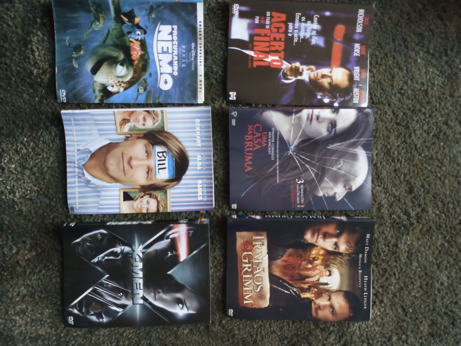 Filmes dvd €1 unidade