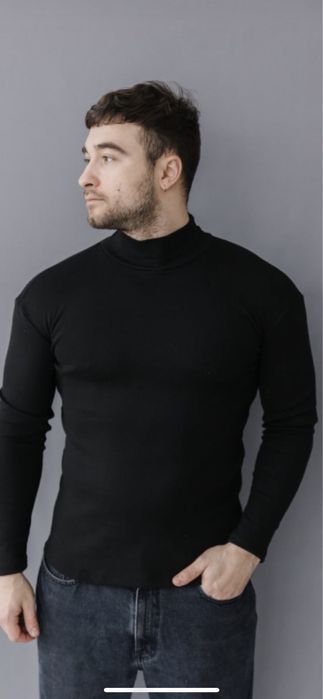 Мужской Гольф водолазка утепленный флисом 44,46,48,50,52,54,56,58