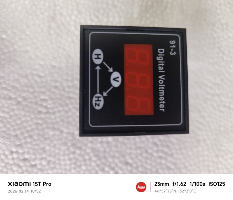 Счётчик моточасов вольтметр герцы