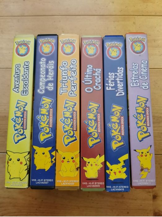 Cassetes VHS Disney, Rua Sésamo Tom & Jerry, Loonney tunes, Pokemon, e