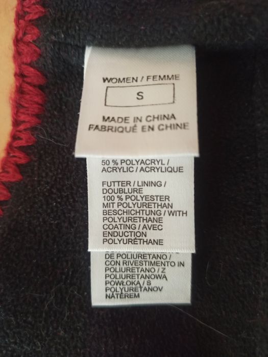 Bordowa czapka Jack Wolfskin