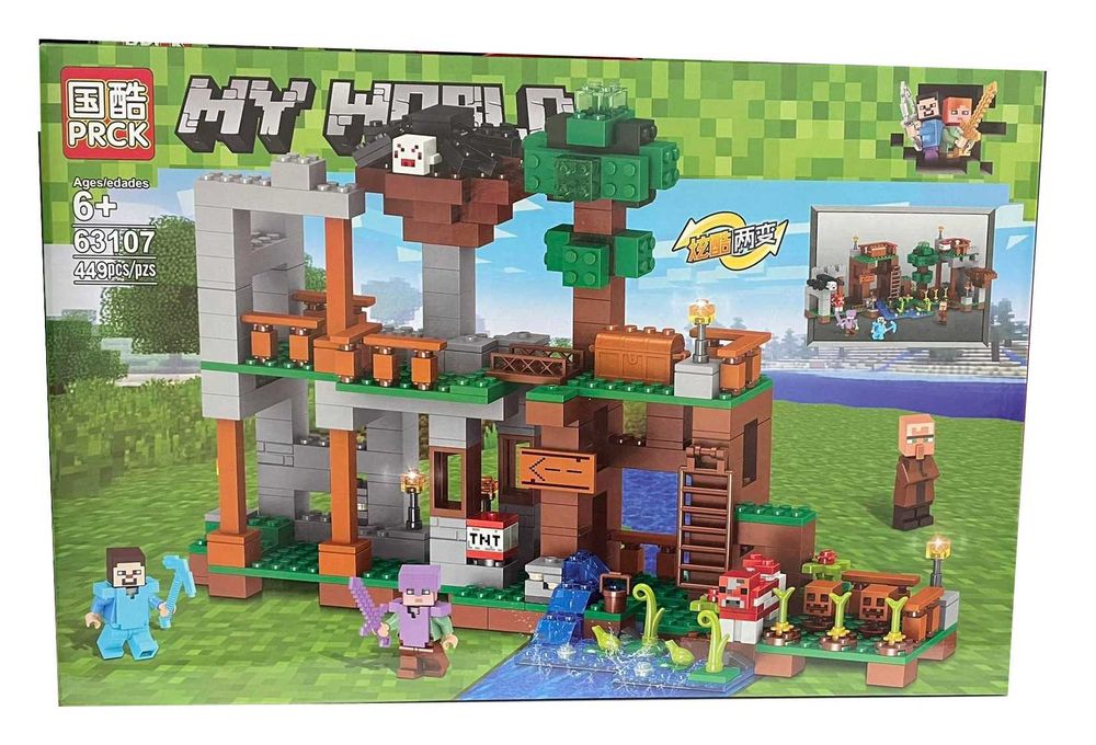 KIocki My World Minecraft Stary Młyn 449 el. z Polski jak Lego