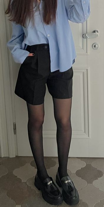 шорти чорні cher17 xs, ідеальний стан