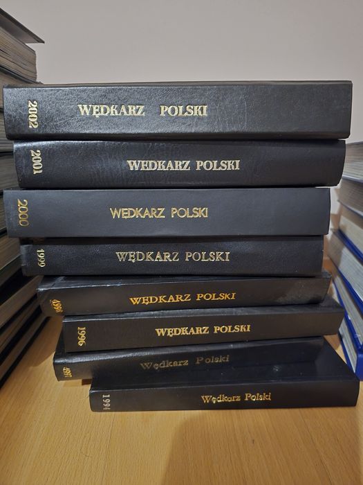Oprawione roczniki czasopism wędkarskich