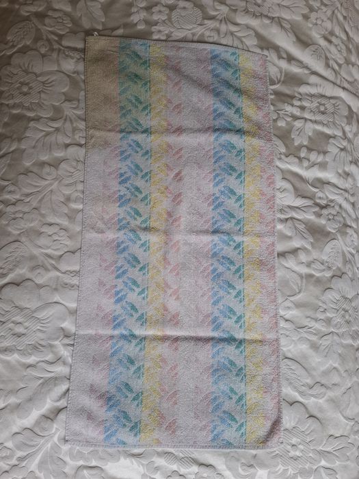 Zestaw 5 x (3 szt. +2 gratis)  reczniki vintage PRL 100 % bawełna