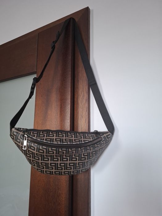 Torebka nerka brązowo-czarna