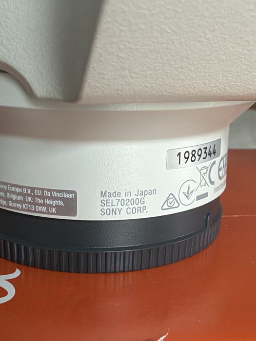 Sony FE 70-200mm F4 G OSS | Full Frame | Caixa + Fatura