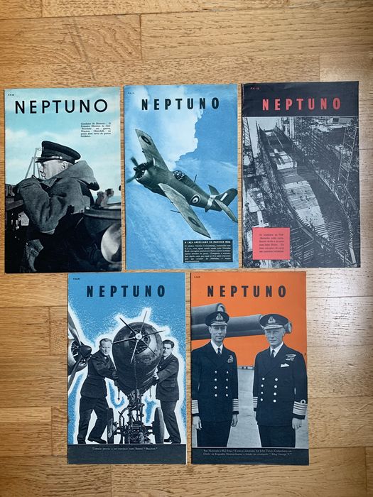 5 Revistas Neptuno. II Guerra Mundial. 1941