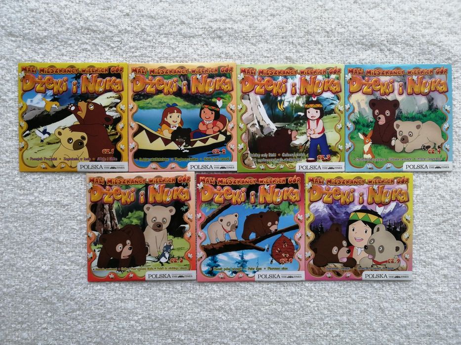 Dżeki i Nuka Mali Mieszkańcy Wielkich Gór 7 płyt VCD