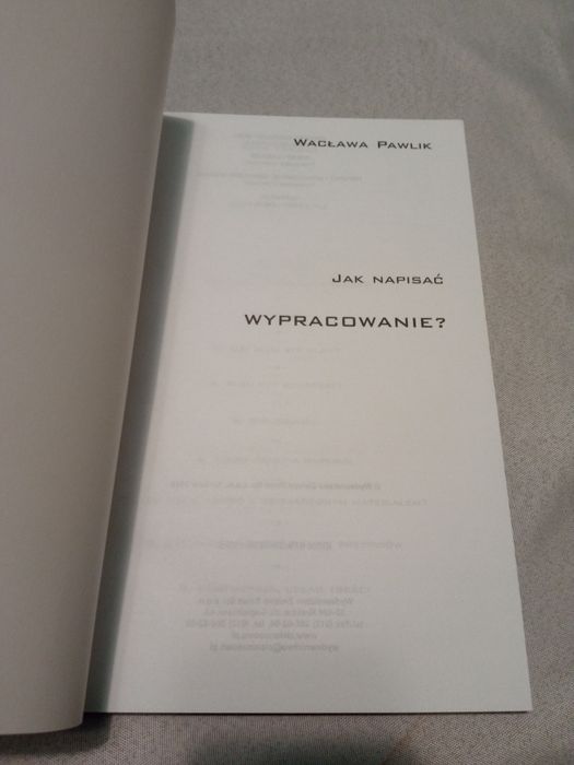 Książka - Jak napisać wypracowanie