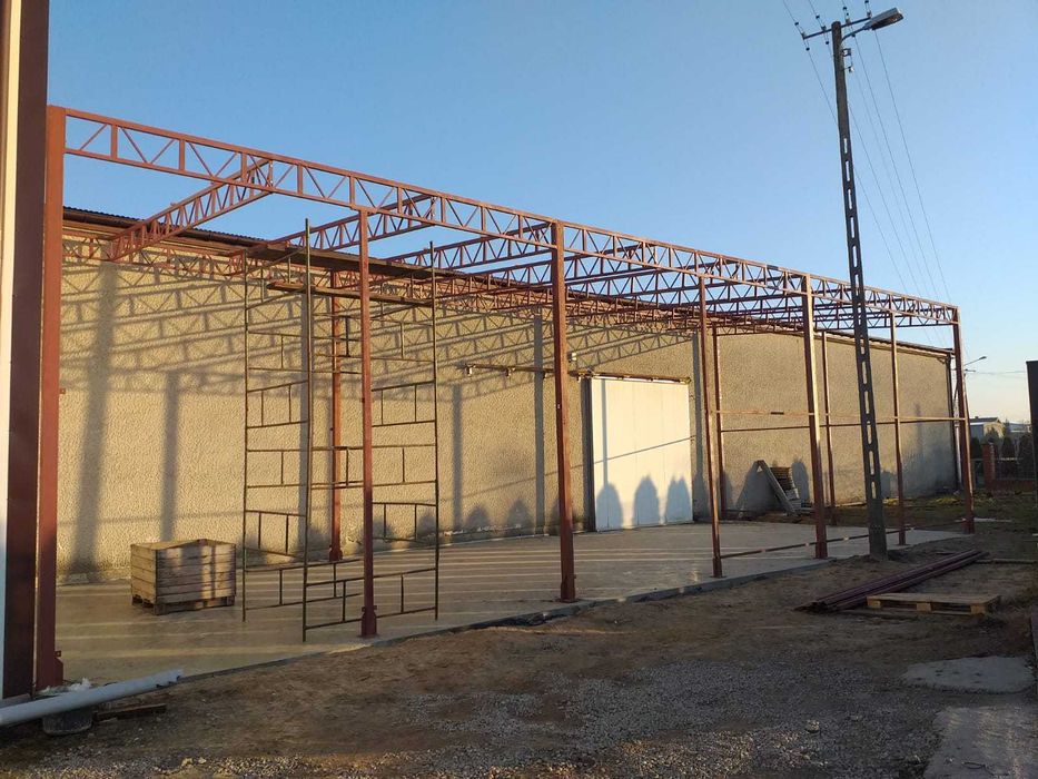 Konstrukcja Stalowa 6x24 Hala Magazyn Garaż Zadaszenie - Nowa / Mocna