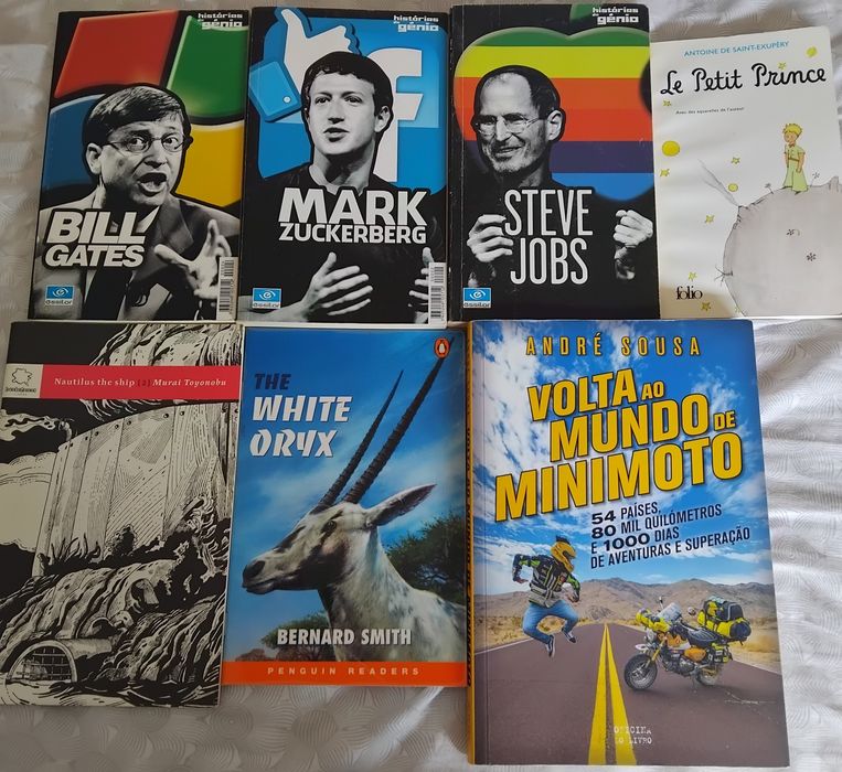 Ofereco estes livros