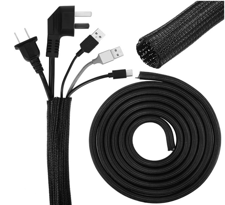 Organizer do KABLI maskownica OSŁONA maskująca oplot przewodów 3m