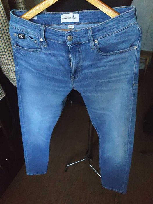 Джинсы Calvin Klein jeans USA w32 stretch blue.