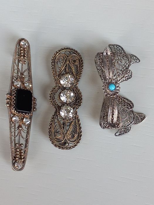 Броши серебро 875 и 84проба