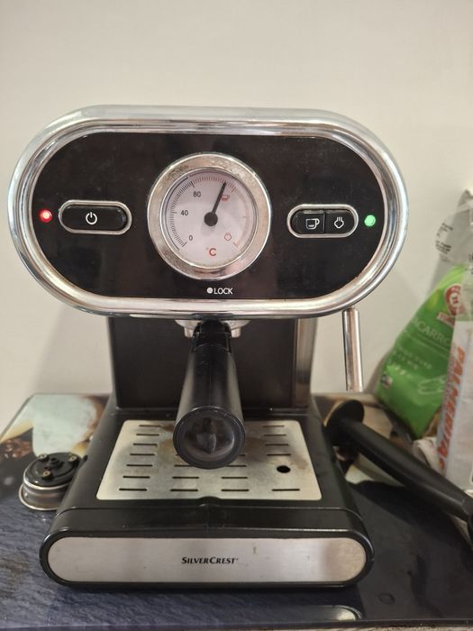 Máquina de Café Espresso Silvercrest (Estilo Retro) - 15 Bar