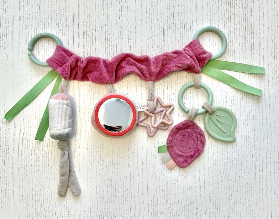 Підвіска, розтяжка, брязкальце до візка, іграшка для немовлят