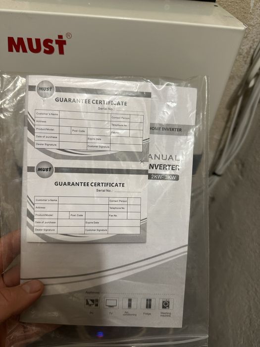 Продам інвертор Must потужністю 3 кВт на 24 В