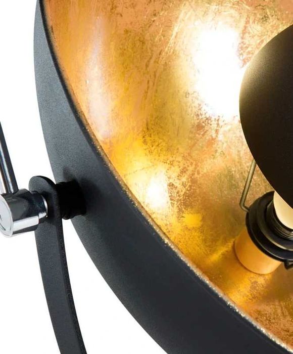 Candeeiro de Pé Thames Beliani Preto e Dourado (original 280€)
